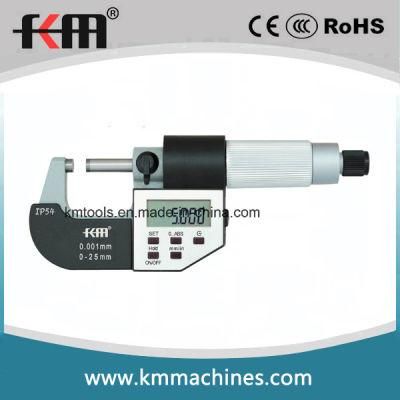 25-50mm Digital Outside Micrometer with Five Buttons