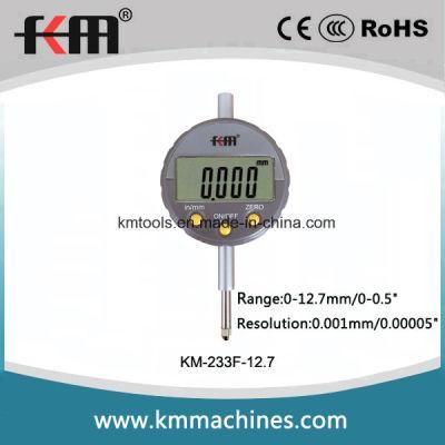 0-12.7mm/0-0.5&prime;&prime; Digital Micron Dial Indicator with 0.001mm/0.00005&prime;&prime; Resolution