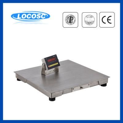 1.5mm Stainless Steel Platform Electronic Weighing Scale with Adjustable Levelling Legs