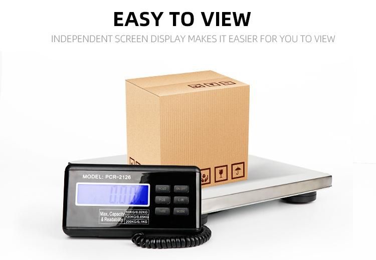 LCD Backlit Digital Warehouse Express Scale Shipping Scale Postal Scale 300kg/100g