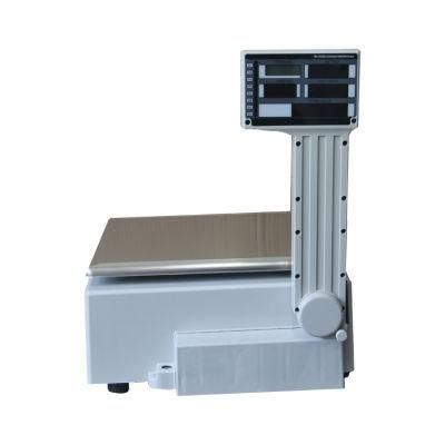 Supermarket Commercial Retailer Counter Price Computing Scales Barcode Label Scale