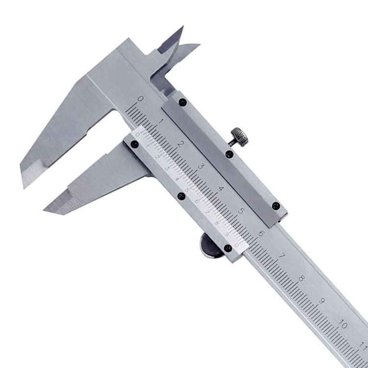 Vernier Caliper 0-150mm Carbon Steel Precision 0.02mm Leather Case Packaging Four-Use Mini Caliper