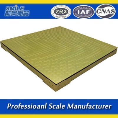 1-3t Floor Scales Weighing for Commercial &amp; Industrial Digital Checker Plate