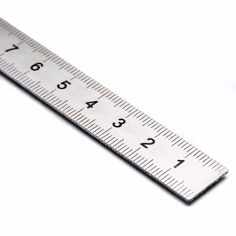 1PC 180 Degree Protractor Angle Ruler Stainless Steel Measuring Tool 198X53X14mm for Woodworking
