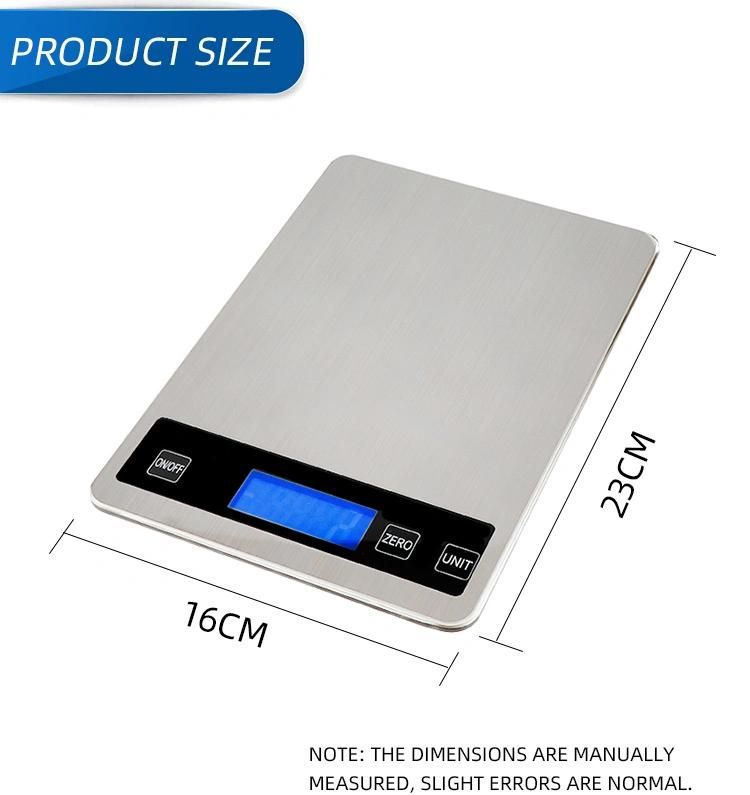 Amazon Top Seller LCD Rechargeable Digital Kitchen Scale