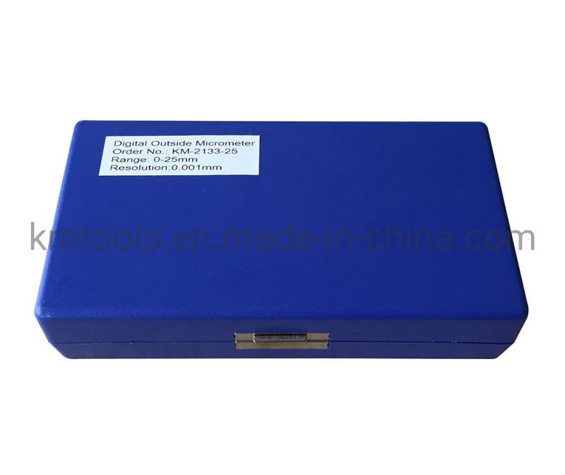 Newest Digital Outside Micrometer, 0-25mm, 0.001mm with Standard Ratchet Stop