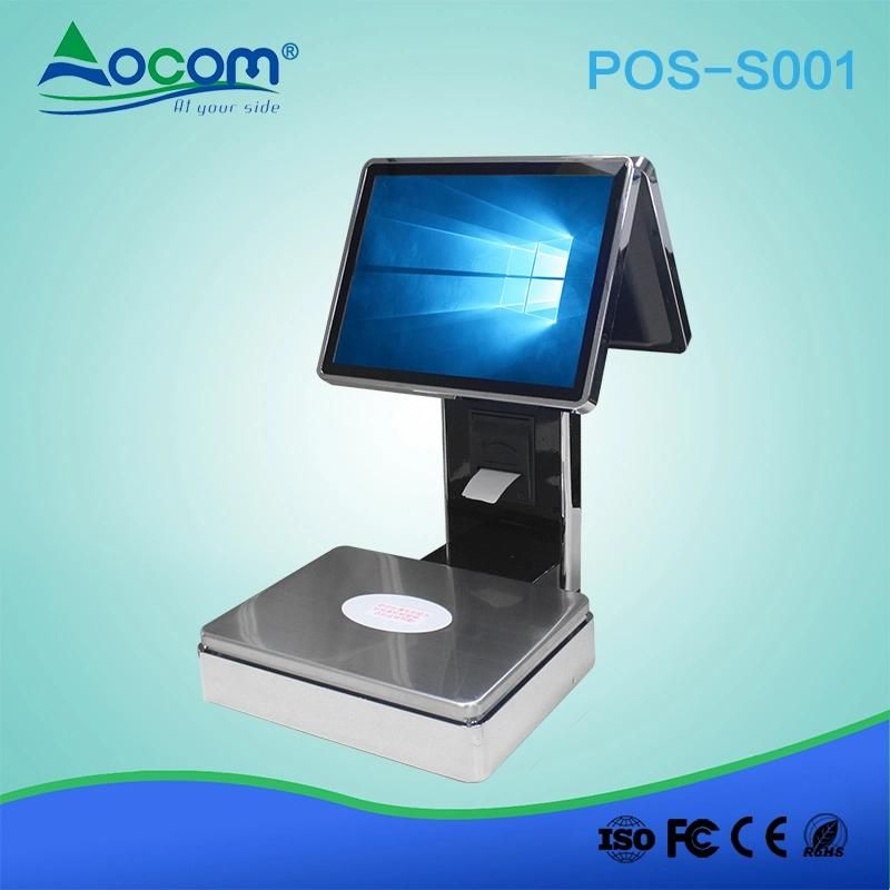 POS System Touch Electronic Weighing Scale Printer Barcode Scale