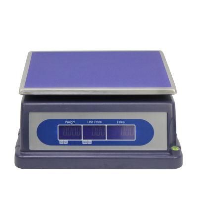 Waterproof Digital Electronic Food Kitchen Scale with LCD/LED Display Stainless Steel Platform