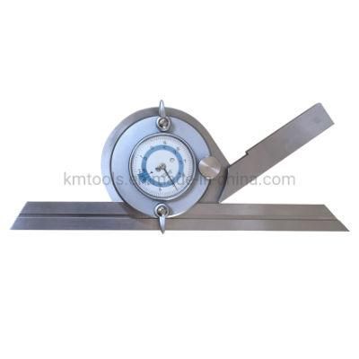 0-360 Degree Stainless Steel Dial Protractor Professional Supplier