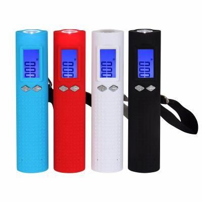 2600mAh Power Bank and LED Flashlight Luggage Scale