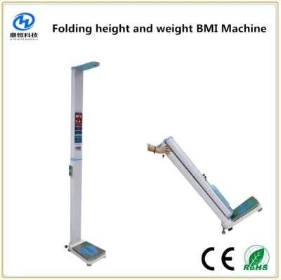 Folding Coin Operated Height Adn Weight Scale with Thermal Printer