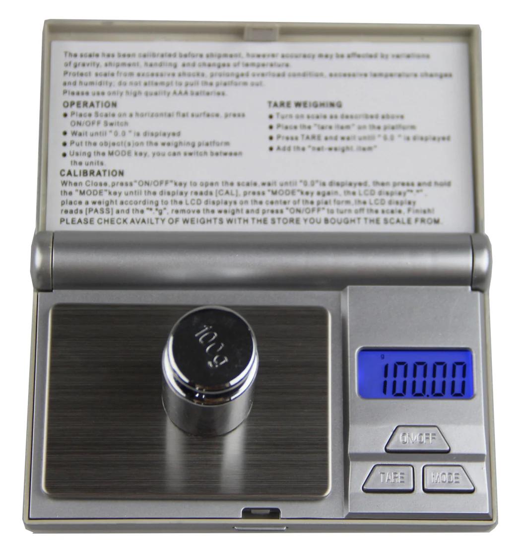 professional Mini Electronic Pocket Jewelry Scale with Tray