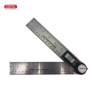 7 Inch Stainless Steel Ruler Digital Angle Finder Level Bevel Protractor Multimeter Metal Protractor