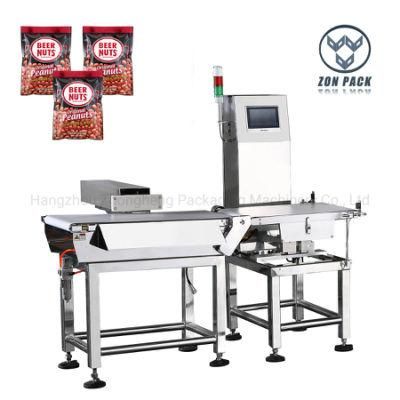 Industrial Food Weighing Scale Machine Online Check Weigher with Rejector