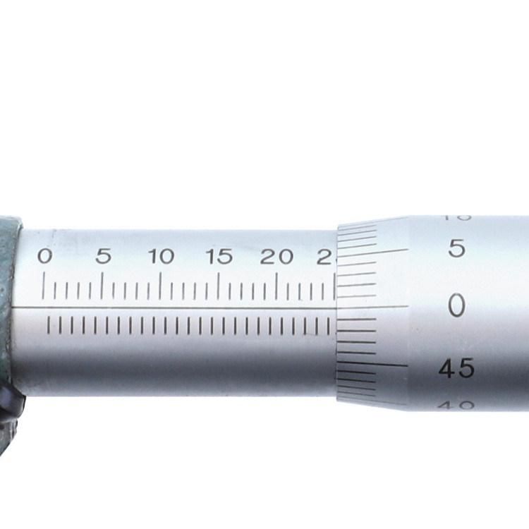 Outer Diameter Micrometer 0-25mm 0.01mm Metric High-Precision Flat Head Screw Micrometer Outer Diameter Centimeter