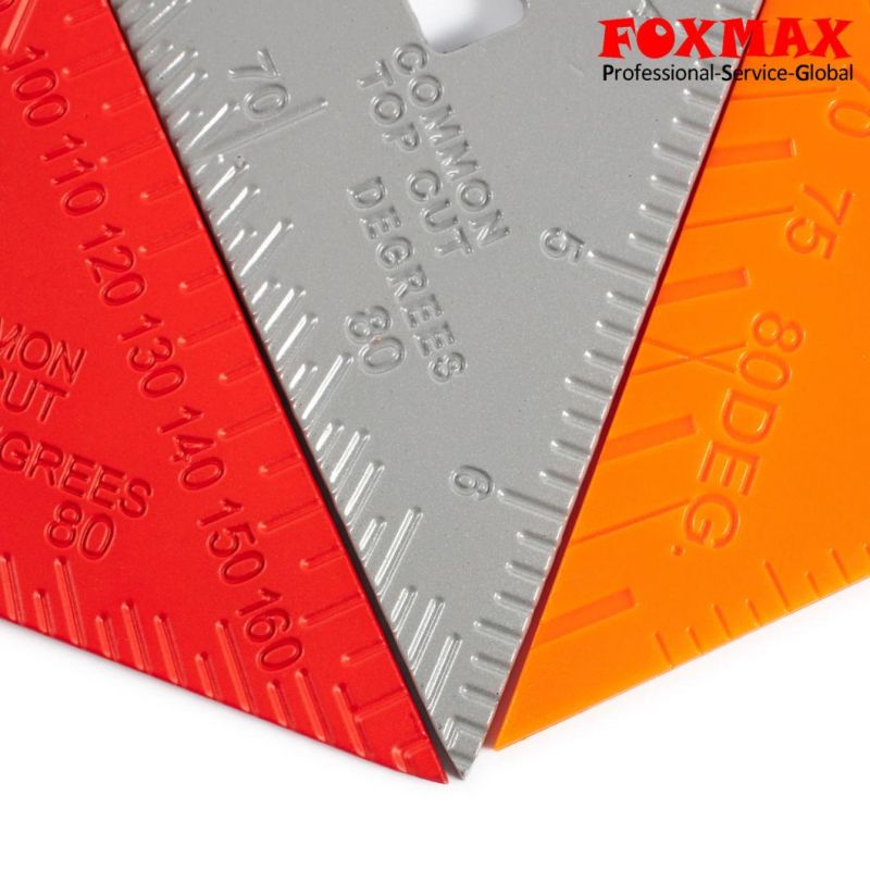 Aluminum Alloy Triangle Ruler Squares Protractor Measuring Tools (FX-S21)