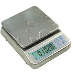Water Proof Stainless Steel Large LCD with Backlight Weighing Scale