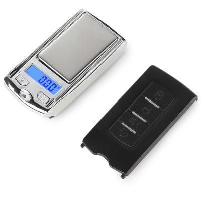 Car-Key Shape Portable Electronic Balance Digital Pocket Jewelry Weighing Scale