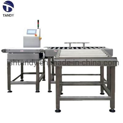 Snack Food Pouch Check Weigher Machine with Pusher