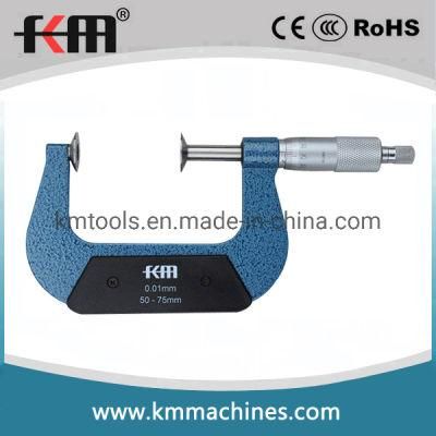 50-75mmx0.01mm Disk Micrometers (Non-rotating spindle)