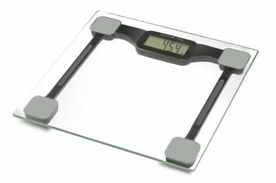 Digital Bathroom Scale with Large LCD Display and Tempered Glass