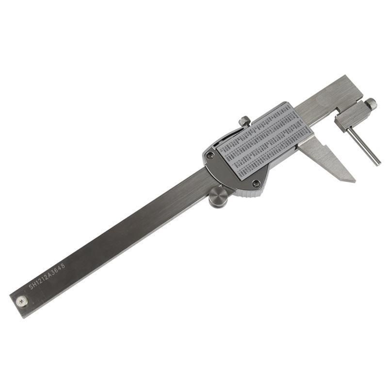 Digital Tube Thickness Caliper Stainless Steel Metal Case