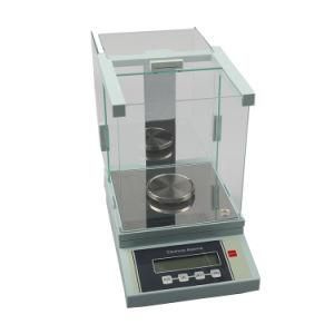 500g High Precision Electronic 1mg Analytical Laboratory Balance with Windshield