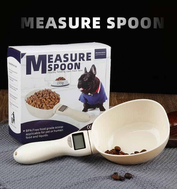 Big Removable Scoop Pet Spoon Scale Kitchen Weighing Scale 800g