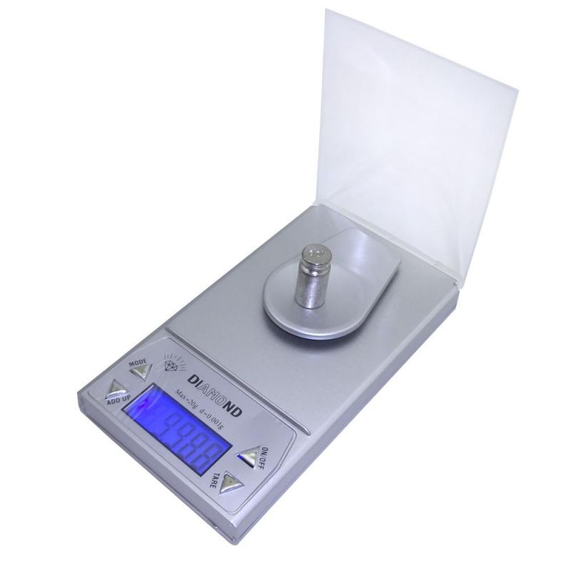20g X 0.001g Weigh Balance Pocket Jewelry Scale