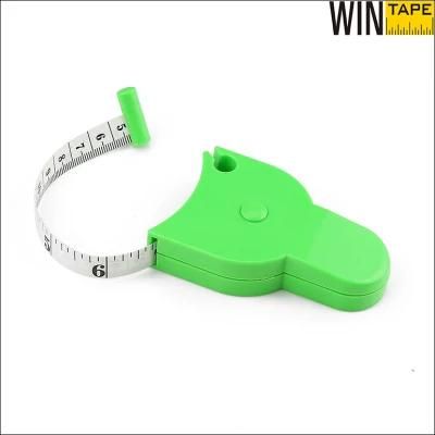 Custom Logo Automatic Flexible Green Waist Circumference Body Tape Measure