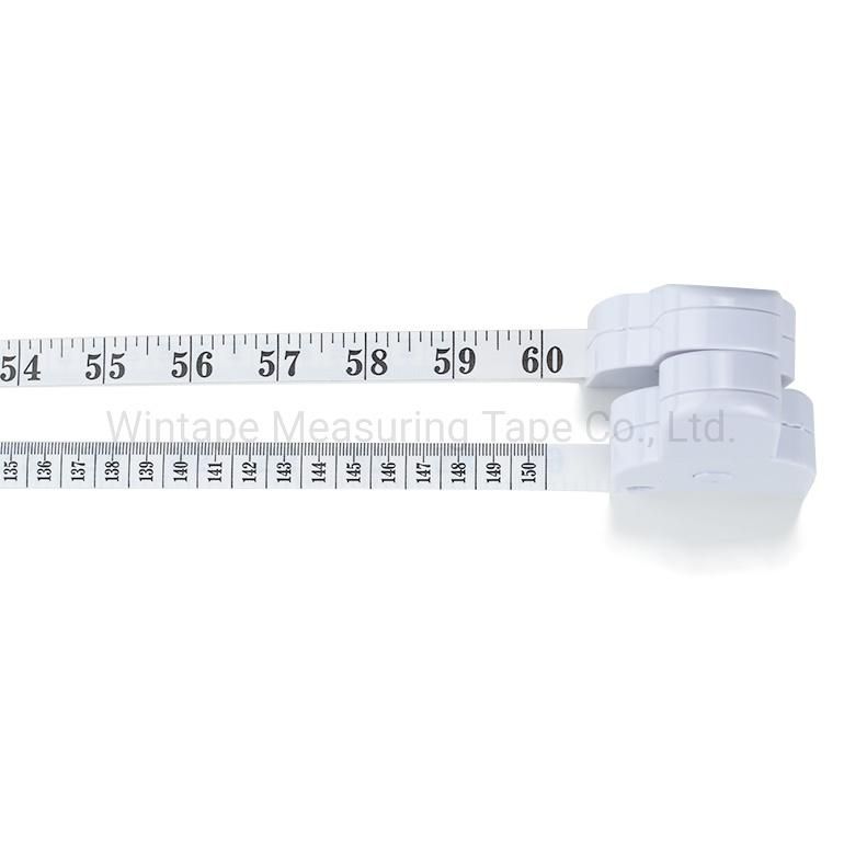 1.5m (60inch) Brand Body Flexible Waist Tape Measure Cm and Inch Medical Promotional Gift Upon Your Design and Logo