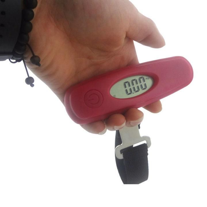50kg Ruber Painting Digital Portable Luggage Suitcase Weighing Scale