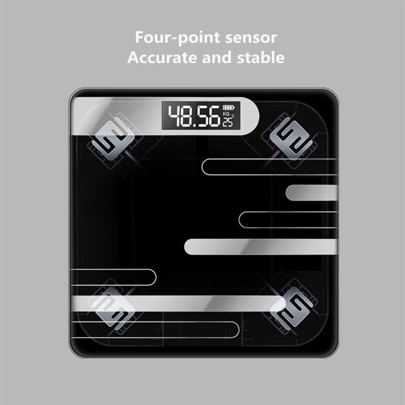 Factory Wholesale Hot Selling Tempered Glass Insulated Electronic Body Weighing Scale