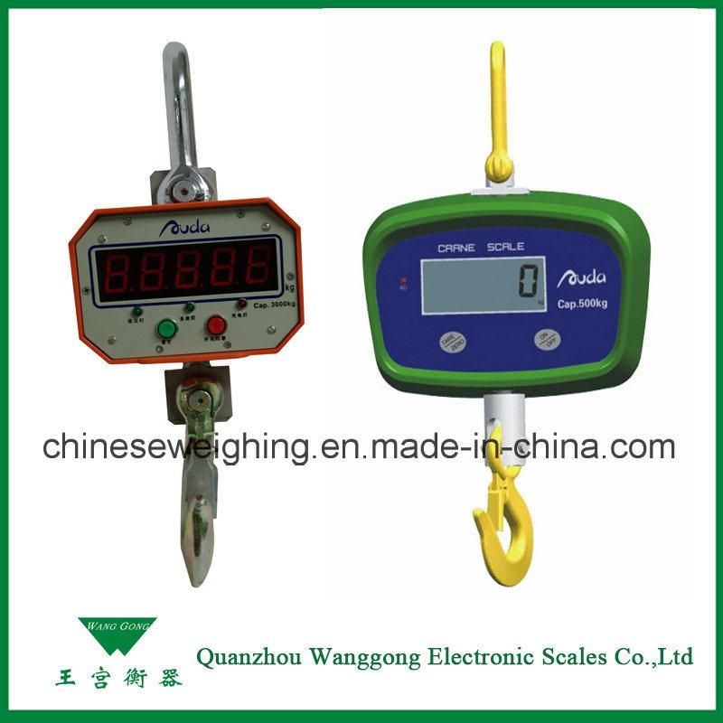 Digital Weighing Hook, Crane Scale, Digita Hanging Crane Scale 5 Tons