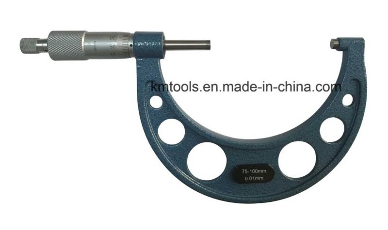 75-100mm High Quality Ratchet Stop Mechanical Outside Micrometer