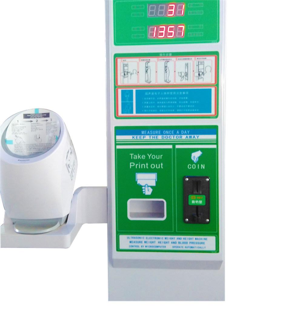 Digital Height Weight Machine Coin-Operated Weight Scale