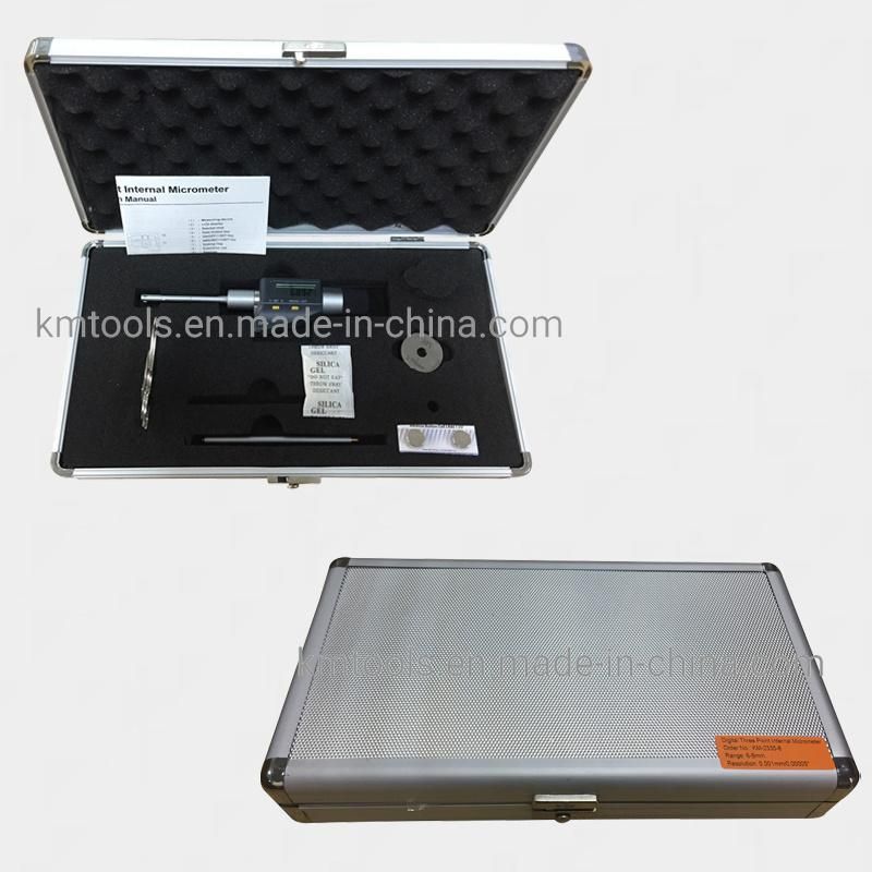 6-8mm Electronic Digital Three Point Internal Micrometer with IP54 Protection Degree