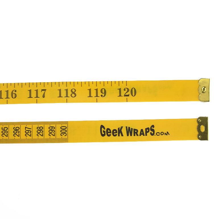 Yellow Logo Design 120inch 3m Cloth Measuring Tape