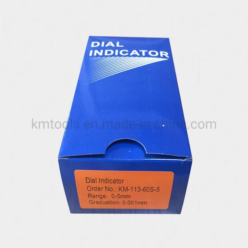 Function Mechanical Types of Dial Gauge Test Indicator with 0-5mm Meter Precise 0.001