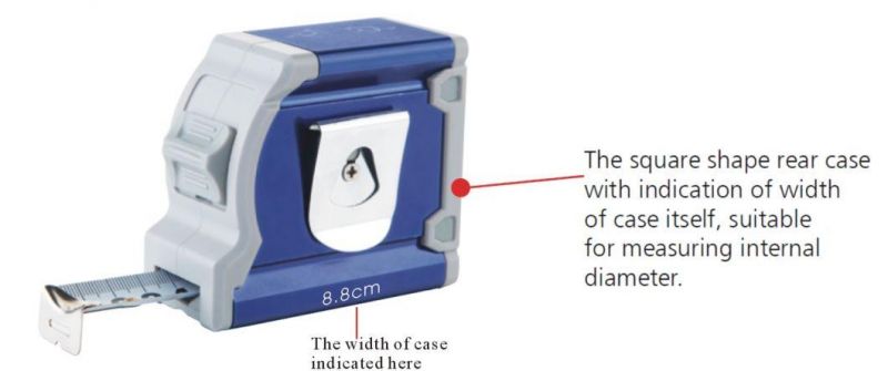 OEM Stinless Case 3m 5m 7.5m Measuring Tool Steel Measure Tape with Logo