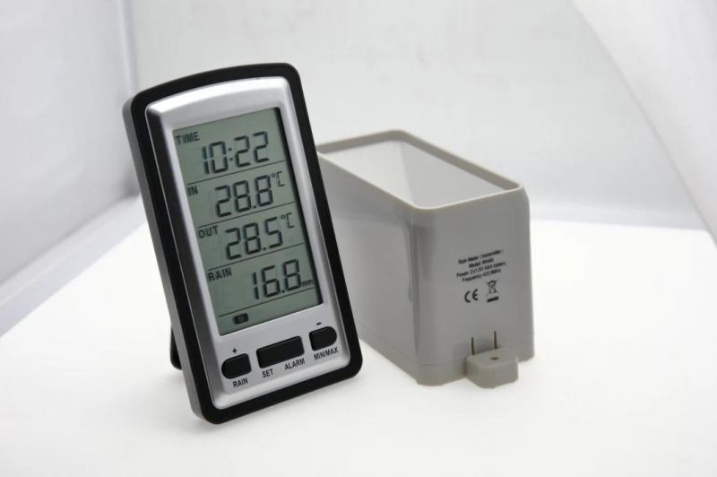 Precise Wireless Rain Gauge with Rcc Indoor/Outdoor