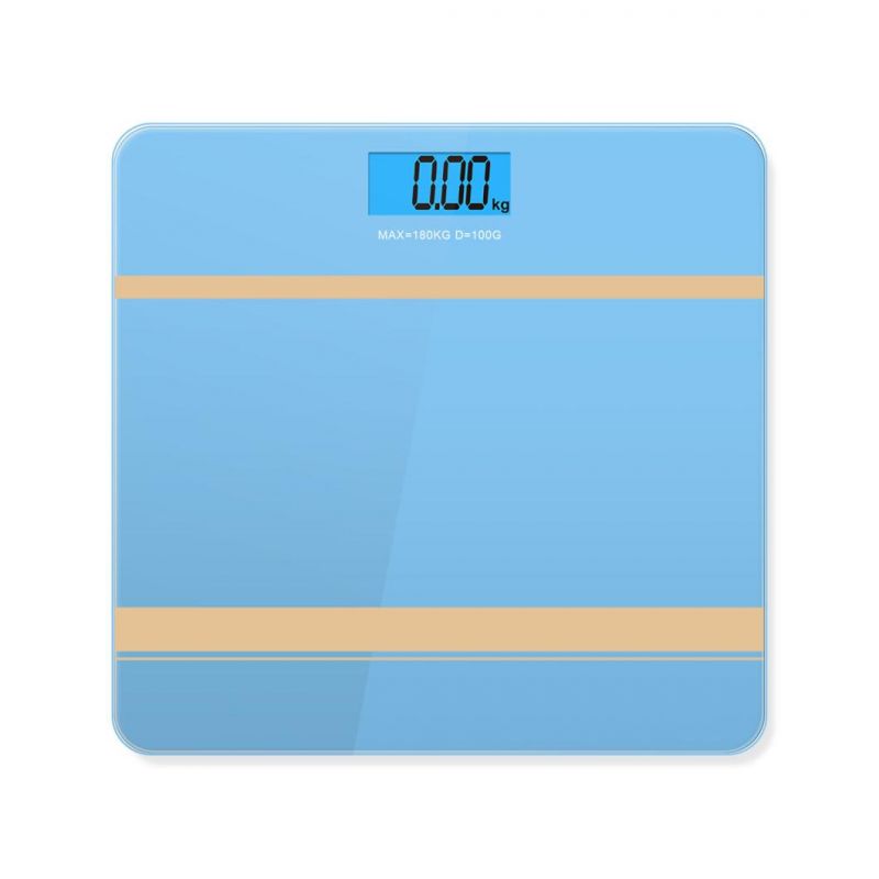 Bl-1603 Tempered 4mm Glass Bathroom Personal Scale Digital Support USB