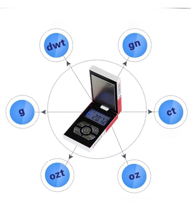 Hot Selling Cigarette Case High Precision Pocket Jewelry Electronic Scale