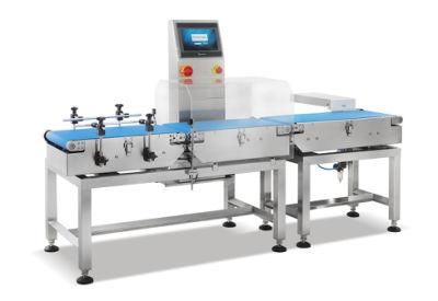 300mm Width Automatic Conveyor Weight Checker with Push Rejector