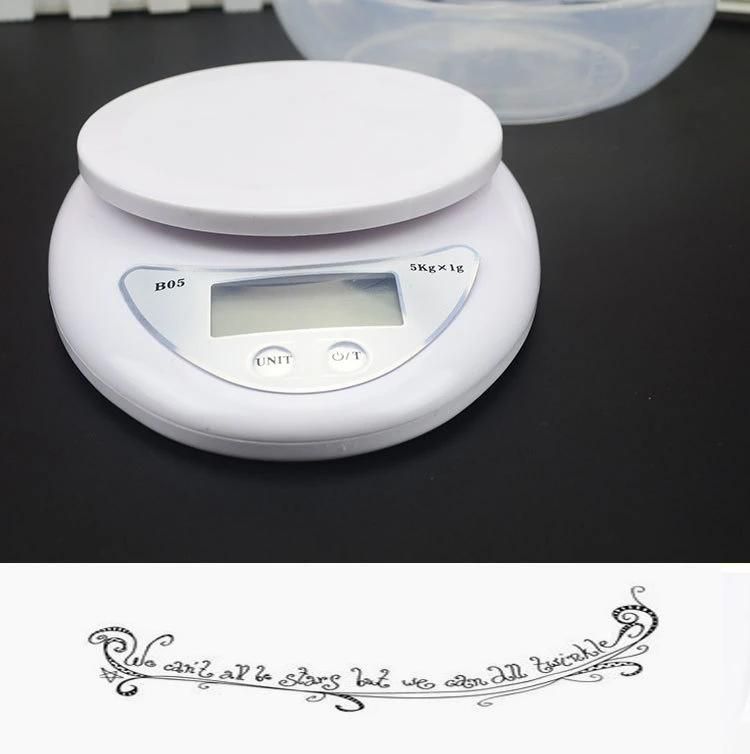 Electronic Digital Scale 5kgs/1g for Kitchen Baker with & Without Tray