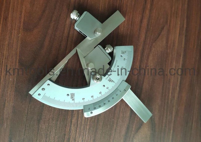 Industrial Bevel Protractor 0-320 Degree Corner Measure Tool with Stainless Steel