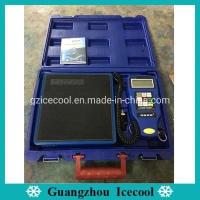 100kg Dszh LCD Display Large Flow Programmable Digital Refrigerant Charging Scale Rcs-N9030