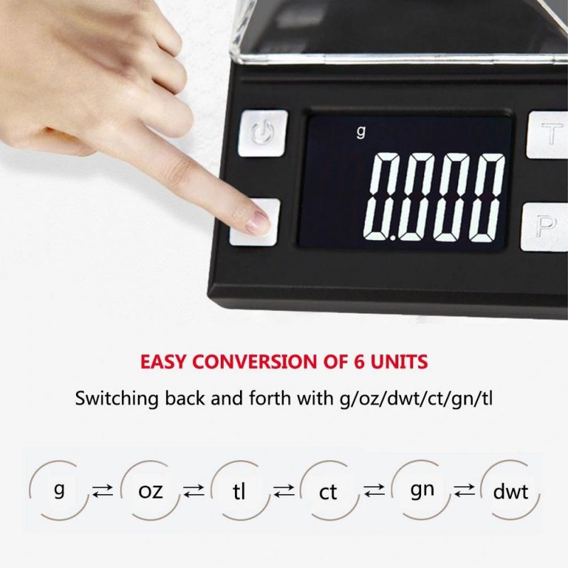 High Precision Electronic Scales Jewelry Balance Pocket Style 100g/0.001g