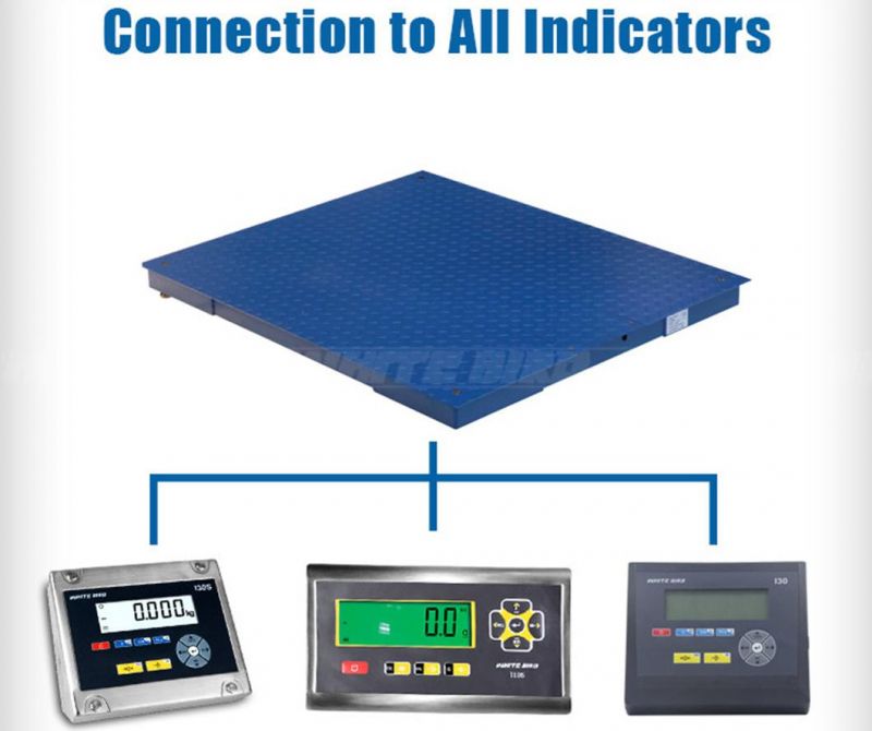 Waterproof Indicator 1*1m Stainless Steel Industrial Floor Scale Digital Scale Weighing Platform Platform Floor Scale