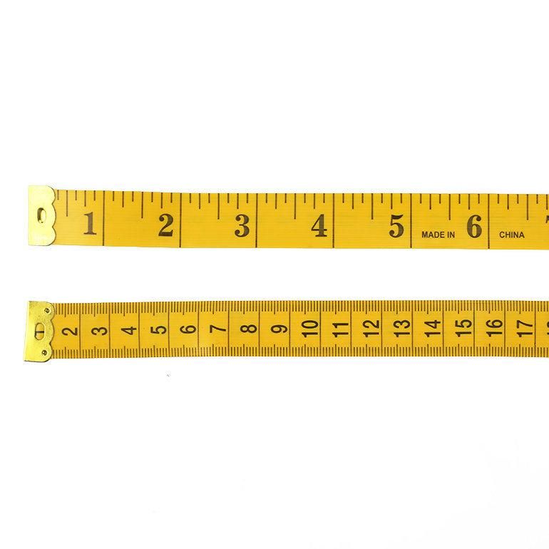 Yellow Logo Design 120inch 3m Cloth Measuring Tape